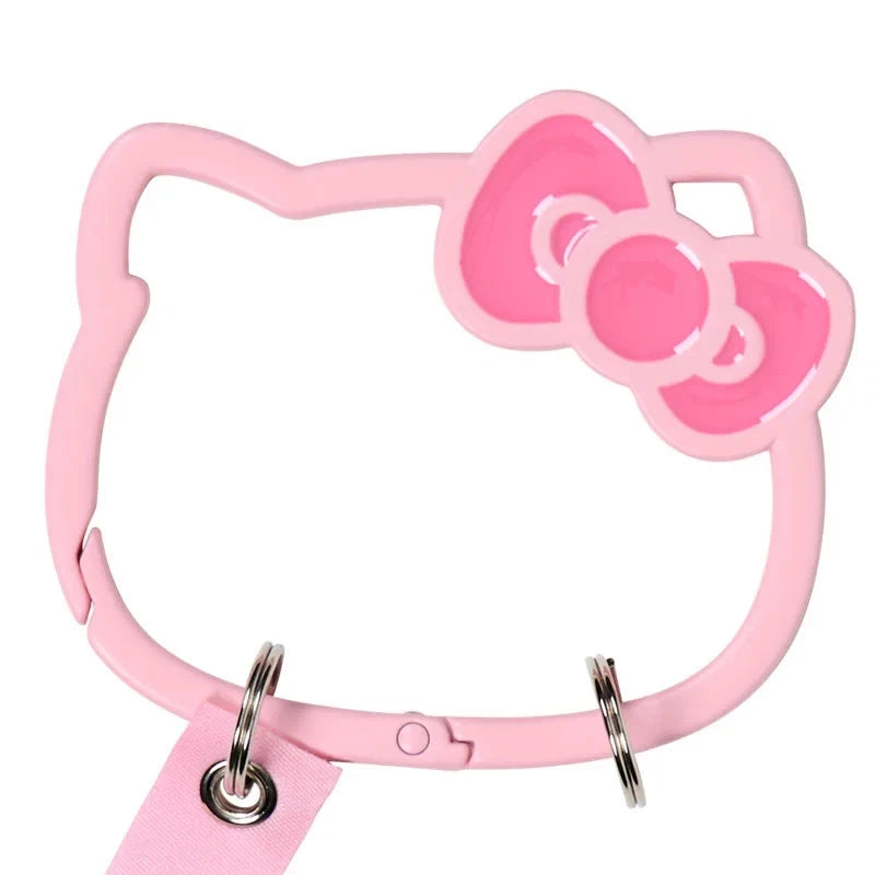 Sanrio Hello Kitty Face Shaped Carabiner I Love Hello Kitty Pink JAPAN OFFICIAL