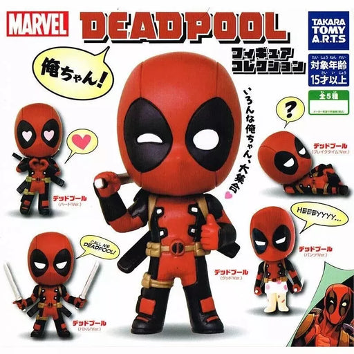 Deadpool Ore-chan! Figure Collection All 5 type Set Capsule Toy JAPAN OFFICIAL