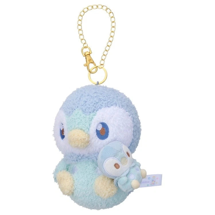 Pokemon Pokepeace Piplup with Plush Toy Ver. Plush Keychain JAPAN OFFICIAL