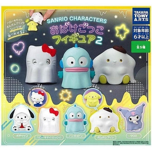 Takara Tomy Sanrio Characters Ghost Figure Part2 Complete set 5 Capsule Toy