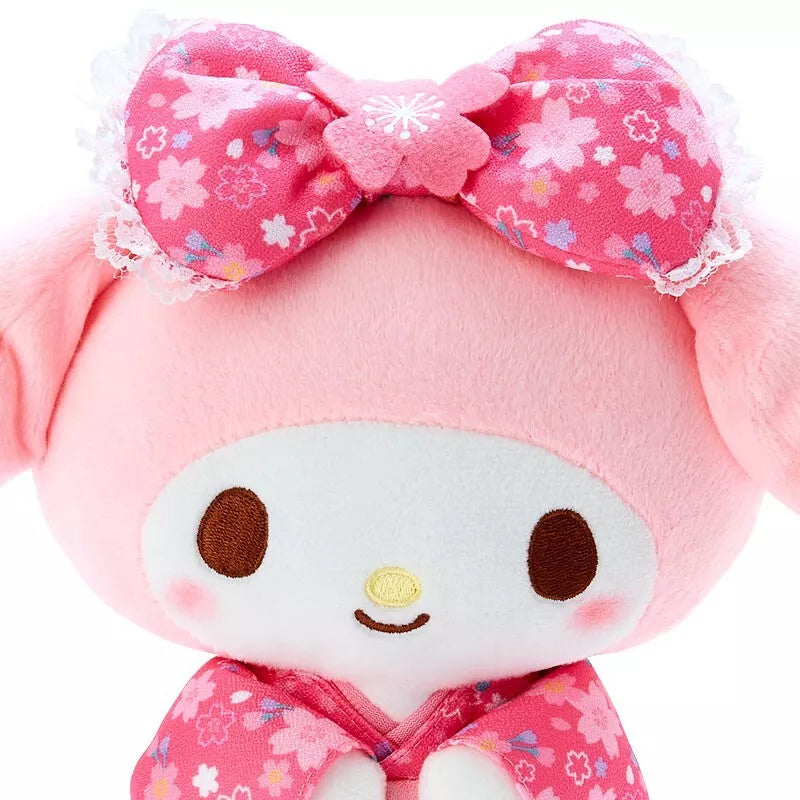 Sanrio My Melody Sakura Kimono Rose Taille S Peluche Poupée JAPON OFFICIEL