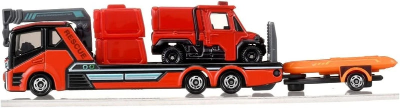 Long Type Tomica No.132 Morita Small Offroad Firetruck RedLadybug & TransportCar