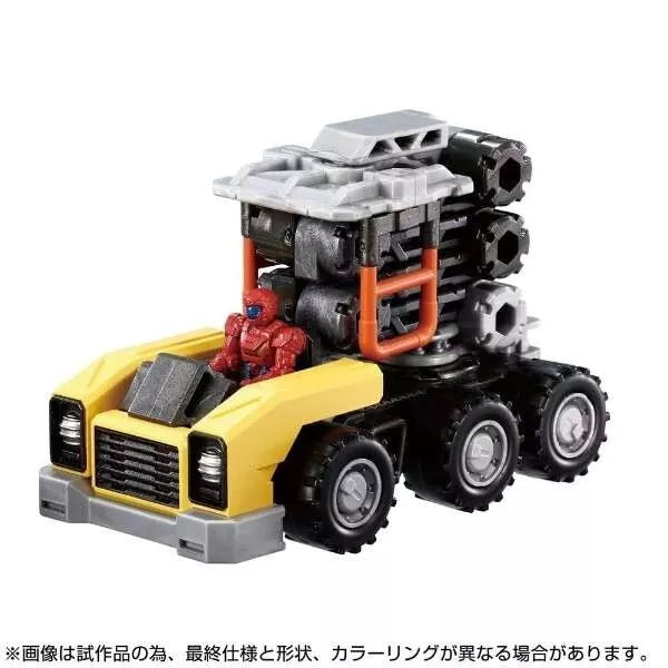 Takara Tomy Diaclone Member & Lift Machine Set DA-105 Action Figure JAPON