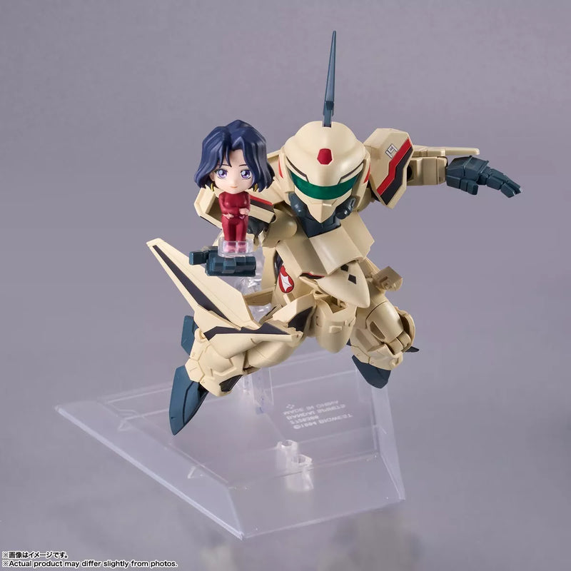 BANDAI Tiny Session Macross Plus YF-19 with Myung Fang Lone Action Figure JAPAN