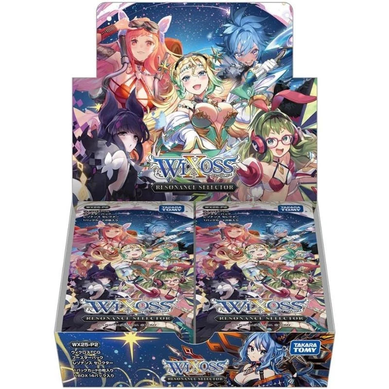 Takara Tomy Wixoss Resonance Selector WX25-P2 Booster Pack Box TCG JAPAN