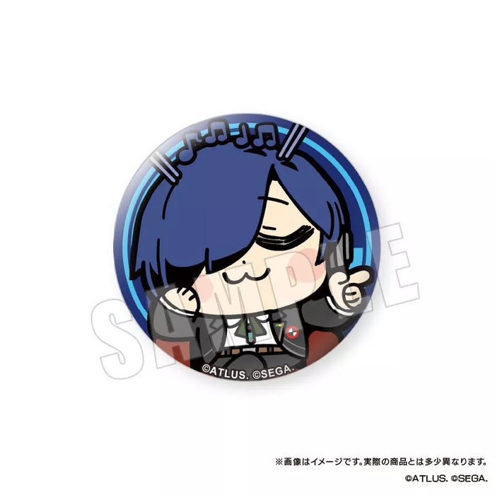 Persona 3 Reload Protagonist x Bkub Tin Badge Complete Set JAPAN OFFICIAL