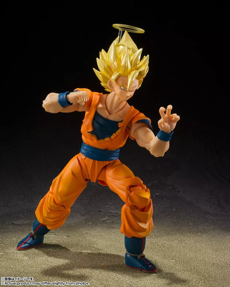 BANDAI S.H.Figuarts Dragon Ball Z Super Saiyan 2 Son Goku Efecto Piezas Set JAPÓN