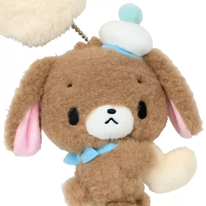 Sugar Bunnies Kurousa Mascot Holder Heisei Born Character Fluffy Heart Plush