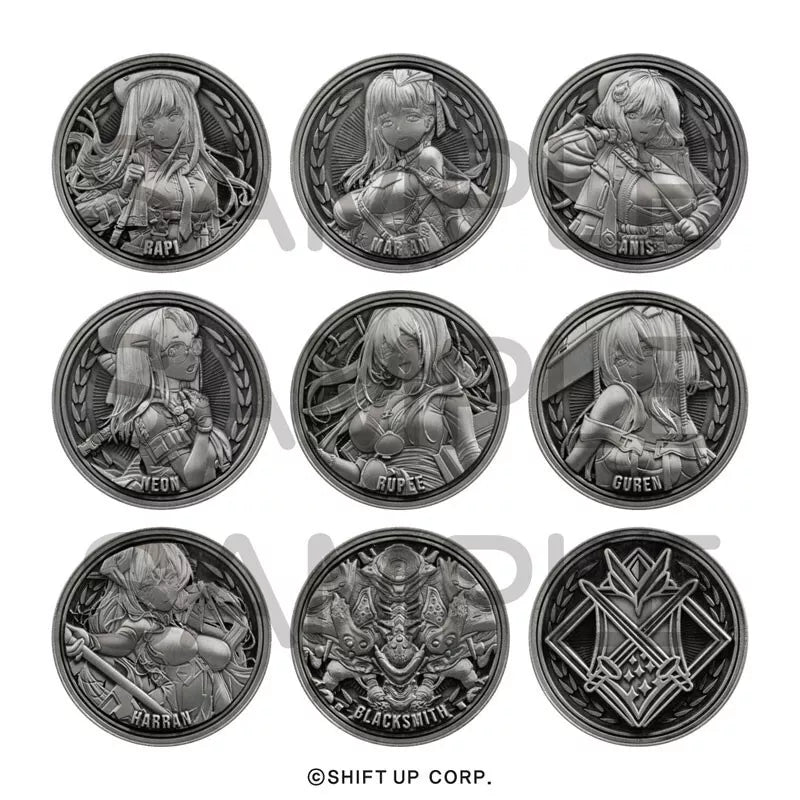 Colección de medallas Nikke de la Diosa de la Victoria Vol.1 Juego completo OFICIAL DE JAPÓN