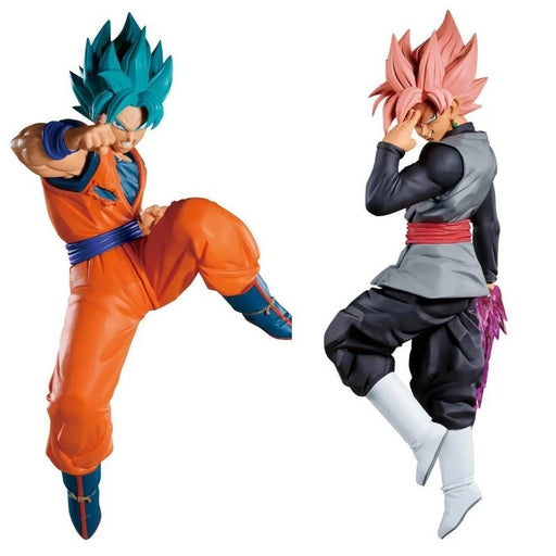 Banpresto Dragon Ball Super Match Makers Son Goku VS Goku Black Figure Set of 2