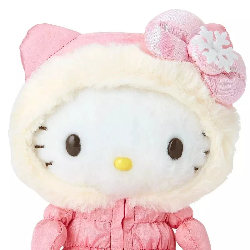 Sanrio Hello Kitty Fluffy Winter Plush Doll JAPAN OFFICIAL