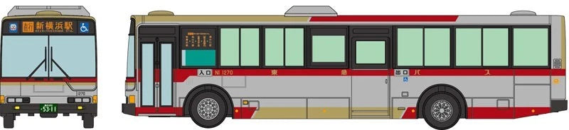 The Bus Collection Tokyu Bus Sayonara Shin-Yokohama Mizonokuchi Line Set of 2