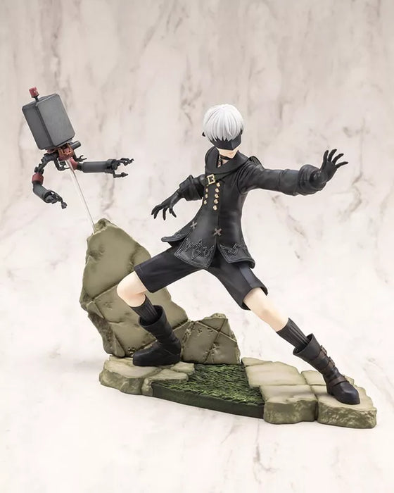 Kotobukiya Artfx J Nier: Automata Ver1.1A 9S 1/8 Figura Giappone Funzionario