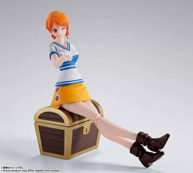 Bandai S.H.Figuarts One Piece Romance Dawn Nami Acción Figura Oficial de Japón