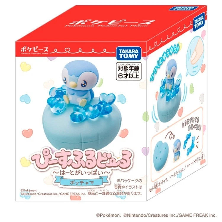 Pokemon PokePeace Lots of Hearts Piplup JAPAN OFFICIAL
