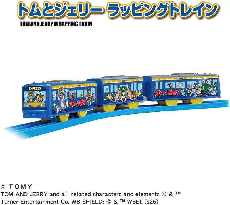 Takara Tomy Plarail Tom und Jerry Wrapping Train JAPAN OFFIZIELL