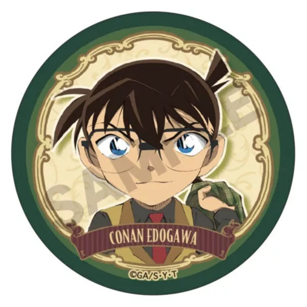 Detective Conan Trading Tin Badge British Style Complete Set JAPAN OFFICIAL