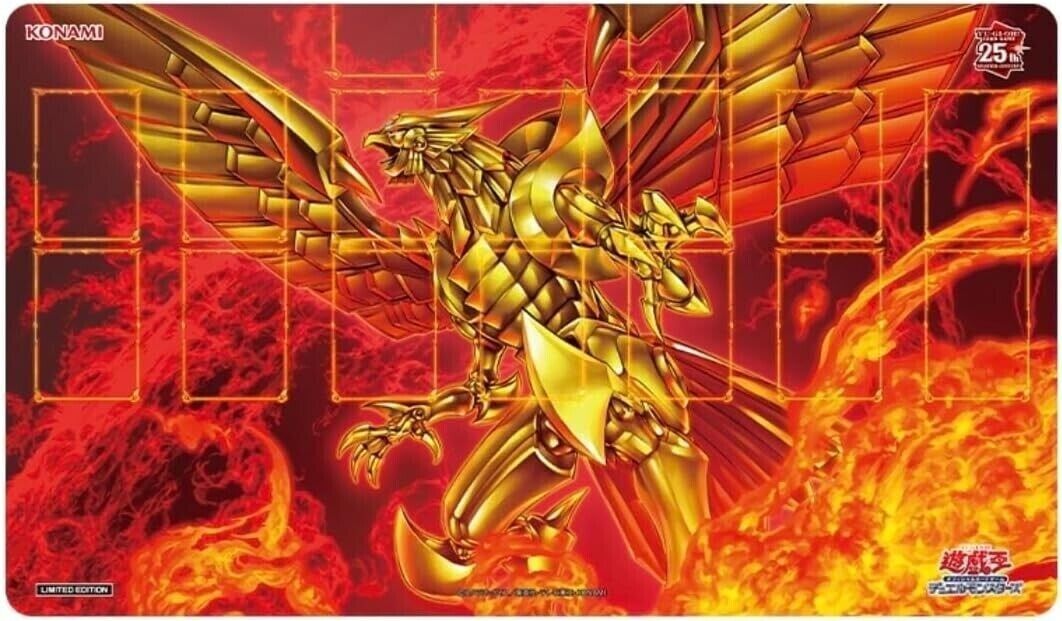 Yu-Gi-Oh QUARTER CENTURY DuelSet The Winged Dragon of Ra Playmat Medal Card TCG