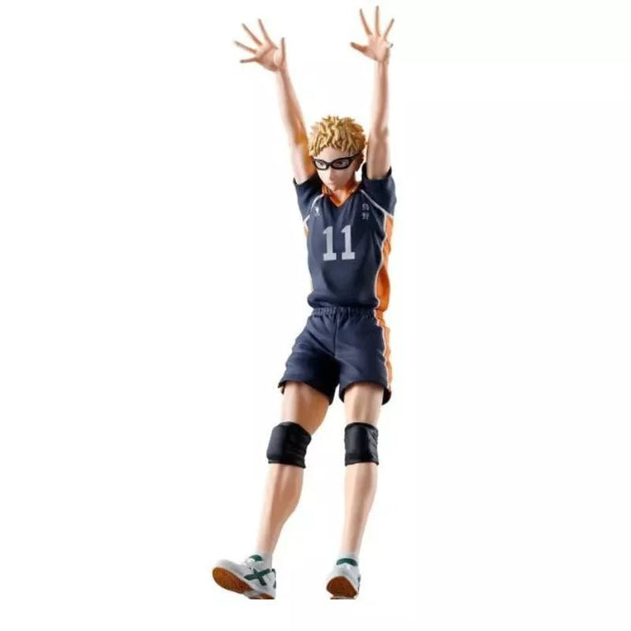 Banpresto haikyu !! Posando Figura Kei Tsukishima Japão OFFICIAL