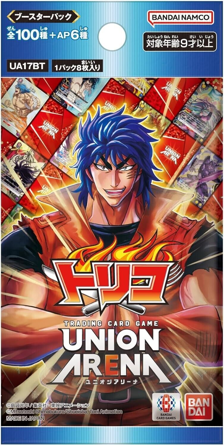 Bandai Union Arena Toriko UA17BT Booster Pack Box TCG Japón Oficial