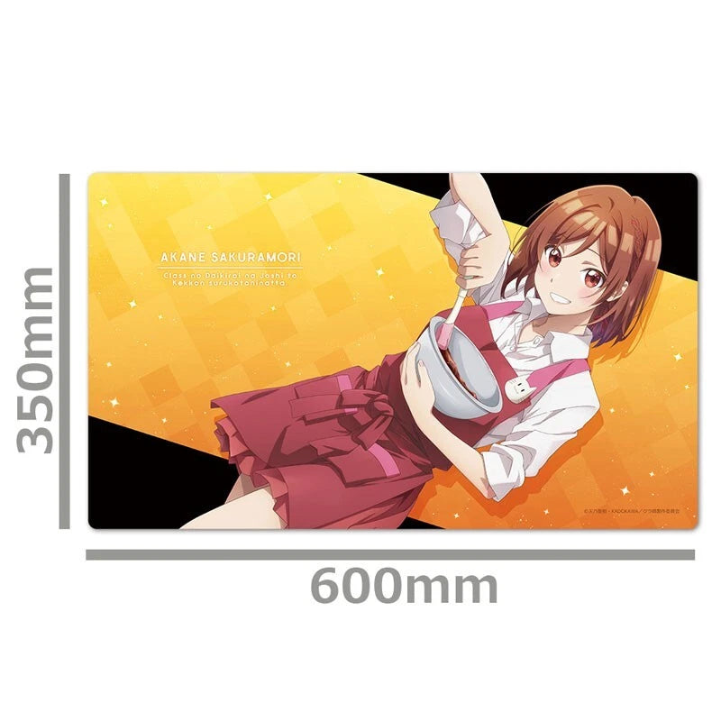 Ich habe mit dem Mädchen geheiratet, das ich in der Klasse am meisten hasse, Charakter Rubber Mat Akane JAPAN