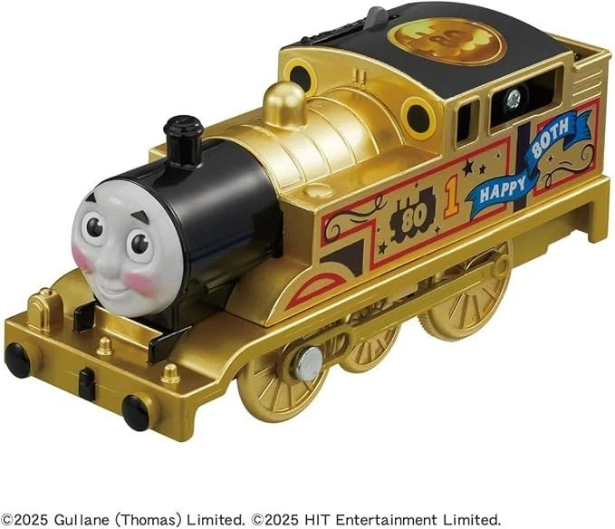 Takara Tomy Thomas & Friends Plarail 80th Anniversary Gold Thomas Train JAPAN