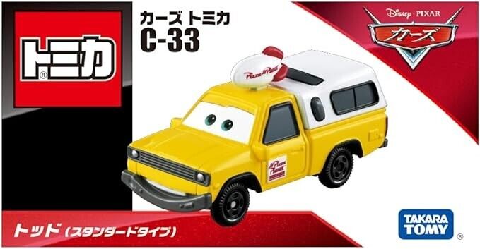 Takara Tomy Tomica Disney Pixar Cars C-33 Todd Estándar Tipo Japón Oficial