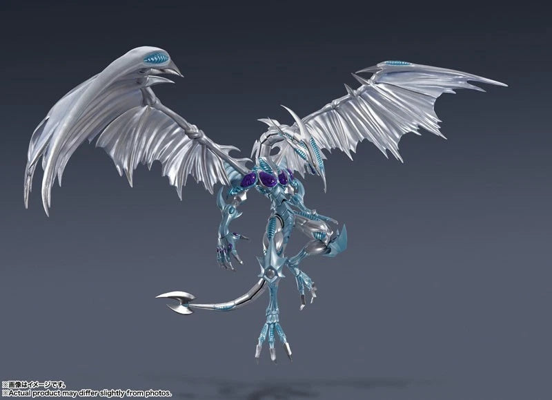 BANDAI S.H.MonsterArts Yu-Gi-Oh! Stardust Dragon Action Figure UFFICIALE GIAPPONE