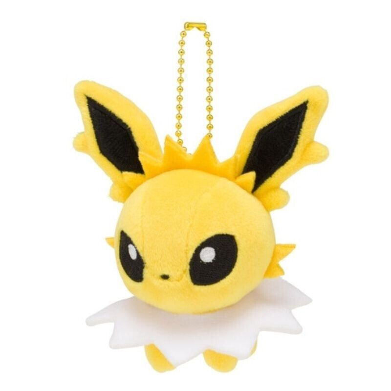 Pokemon Center Original Mocchiri Mascot Pokemon Dolls Keychain Jolteon JAPAN