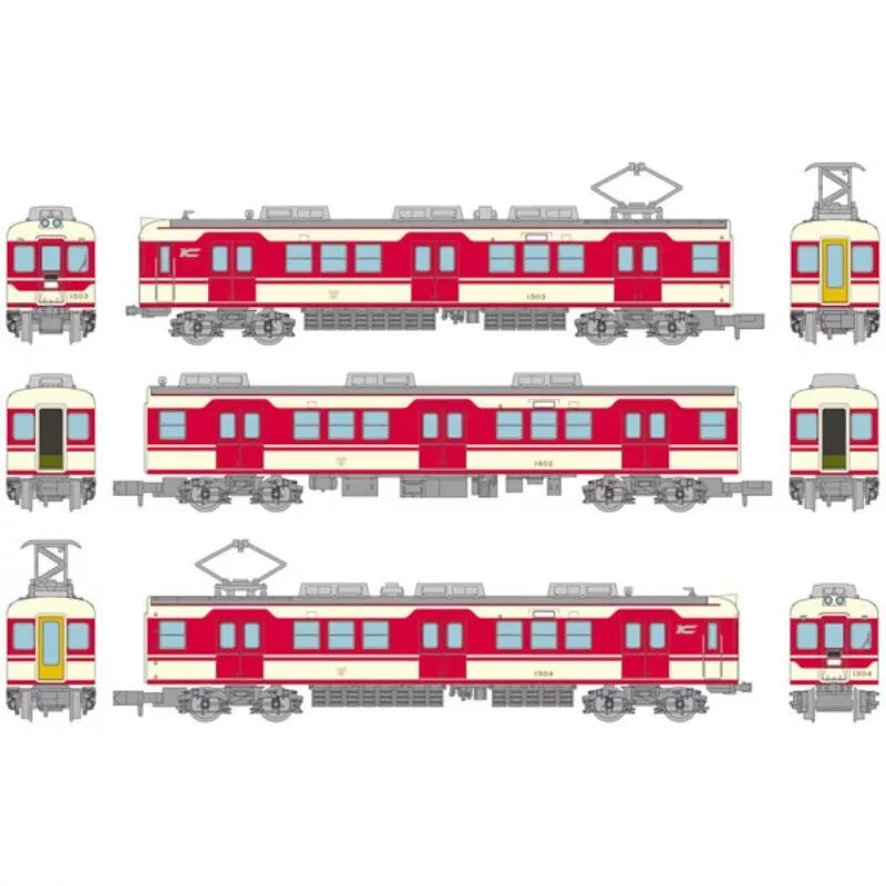 Railway Collection Kobe Railway 1000 Series 3Car Set JAPAN OFFICIAL