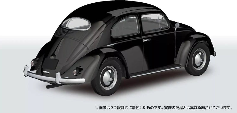 RakuPla Snap Kit Volkswagen Beetle Black No.20-BK Modellbausatz JAPAN OFFIZIELL
