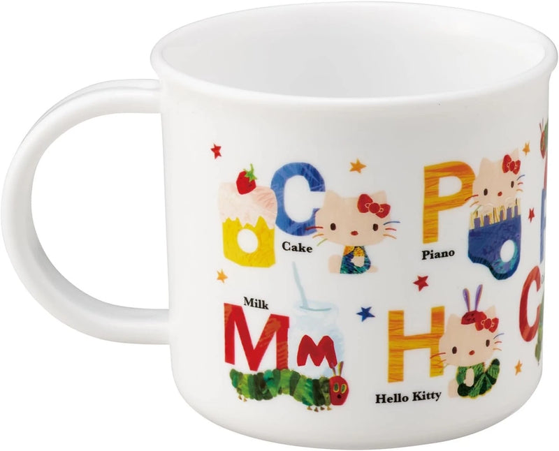 Skater Sanrio Hello Kitty x Very Hungry Caterpillar Plastic Cup Japan OFFICIAL