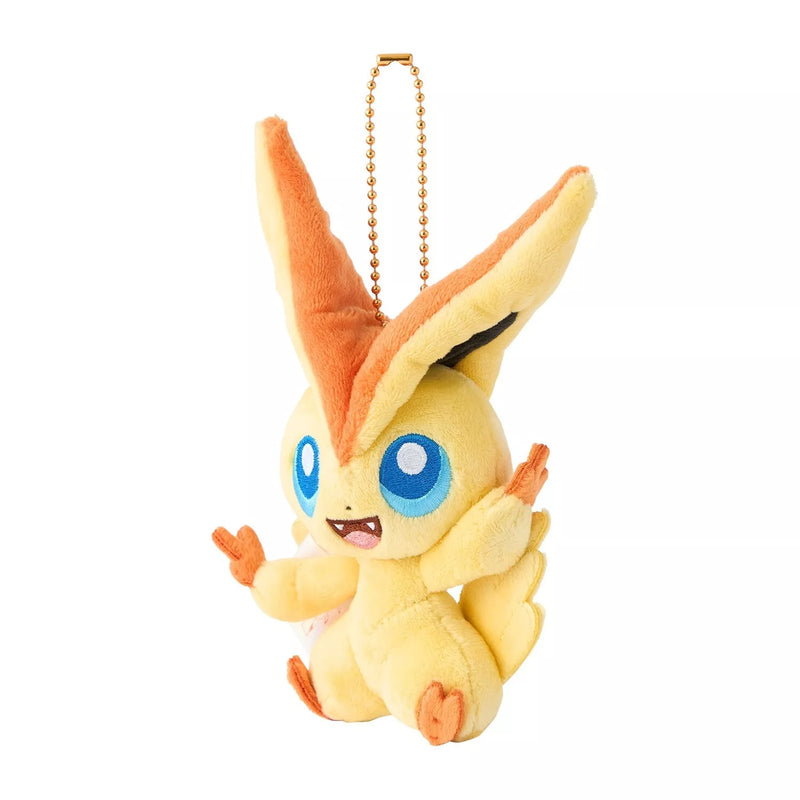 Pokemon Center Original Pikachu & Victini Plush Keychain High Five ver. JAPAN