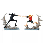 Banpresto Senkou Zekkei One Piece Monkey D Luffy Rob Lucci Figure Set of 2 JAPAN