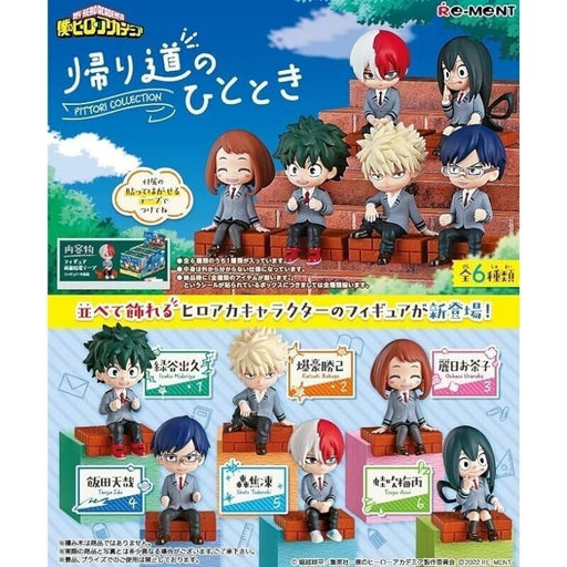 Re-Ment My Hero Academia Moment On The Way Home Full Set 6 BOX Figure JAPAN