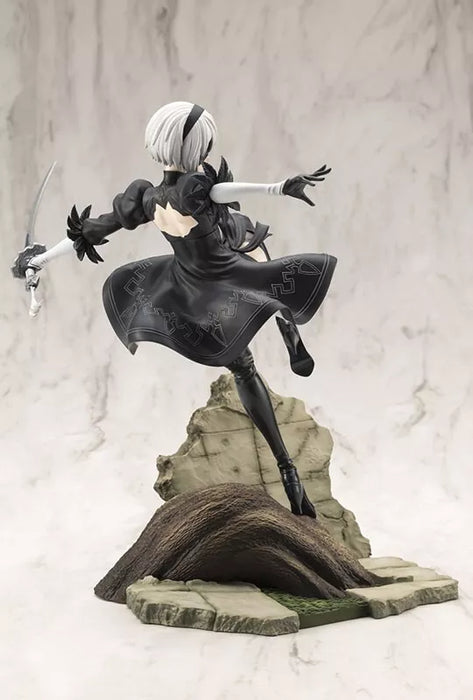 Kotobukiya Artfx J Nier: Automata Ver1.1A 2B 1/8 Figura Giappone Funzionario