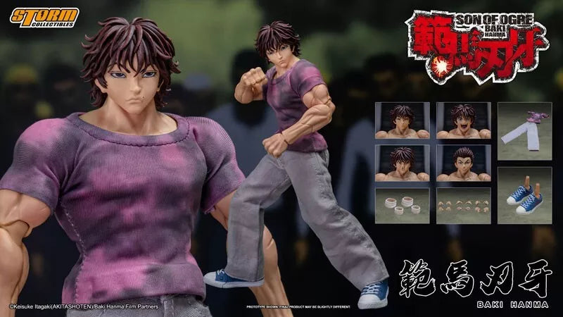 Baki Hanma Baki Hanma Ação Figura Japão Oficial