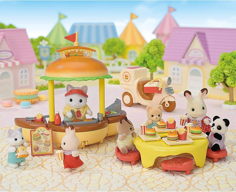 Epoch Familias Sylvanian Hamburger Wagon Mi-91 Japón Oficial