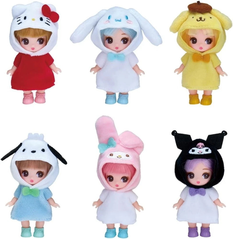 Takara Tomy Petit Licca Chan Sanrio Characters Collection 1 Random Doll JAPAN