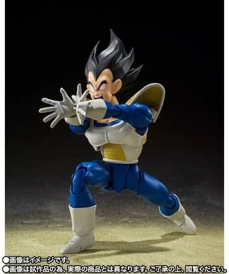 BANDAI S.H.Figuarts Dragon Ball Z Vegeta 24000 Combat Power Action Figure JAPAN