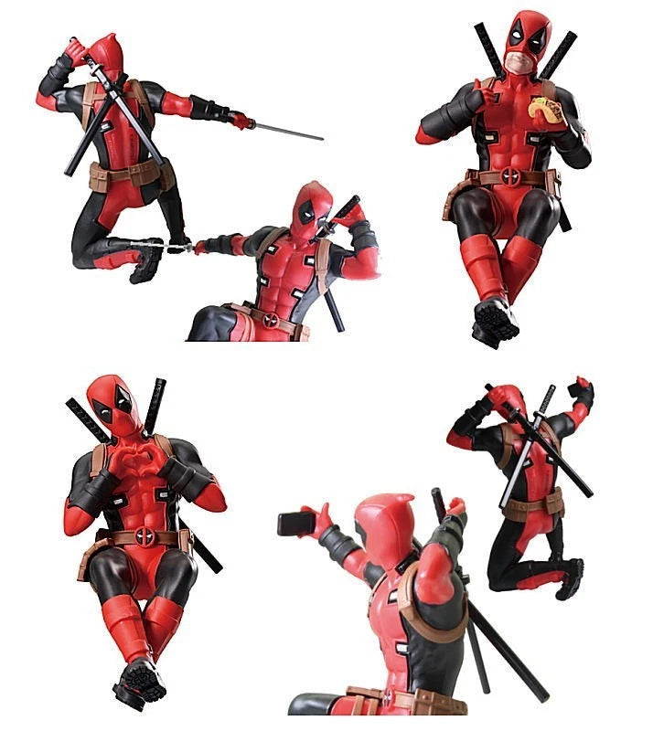 SR + Deadpool Deadpool's Daily Life Complete Set Figure Capsule Toy JAPAN