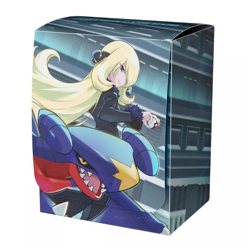 Pokemon Center Original Deck Case Cynthia & Garchomp JAPAN OFFICIAL