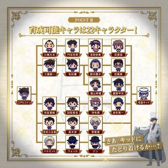 Tamagotchi nano Colorido Detective Conan Gran Ladrón Fantasma Aidama Limited