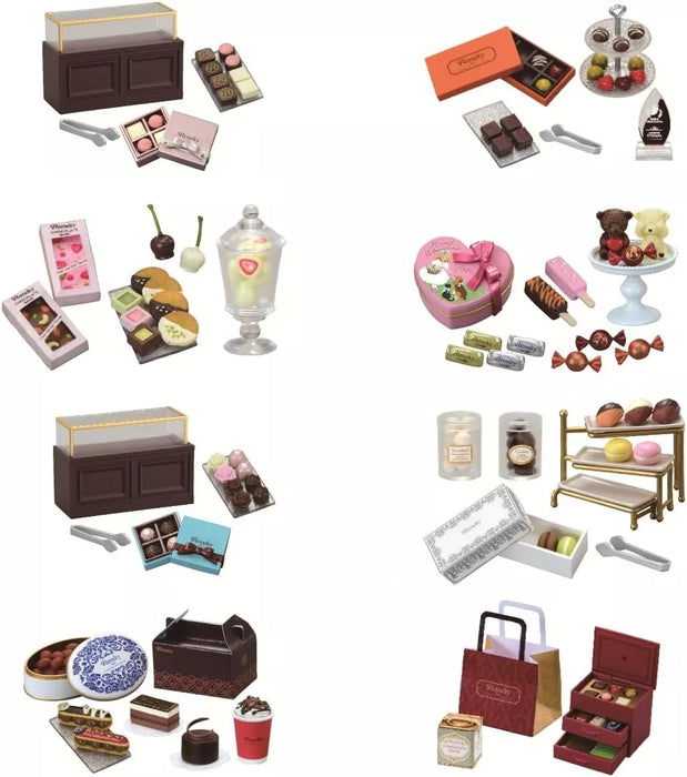 RE-MENT Petit Sample petit chocolaterie All 8 set Figure JAPAN OFFICIAL