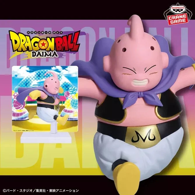 Banpresto Dragon Ball DAIMA Majin Buu Mini Figure with Panel JAPAN OFFICIAL