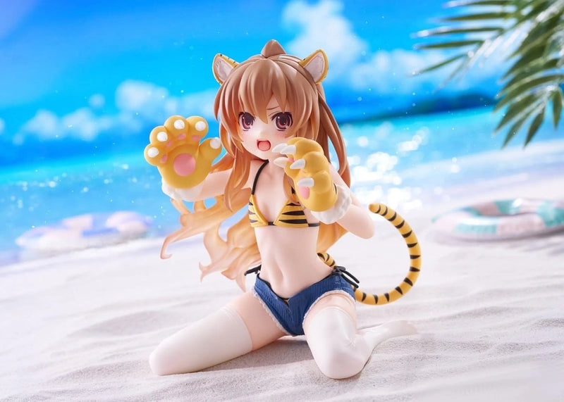 TAITO Desktop Cute Figure Toradora! Taiga Aisaka Tiger Swimsuit ver. JAPAN