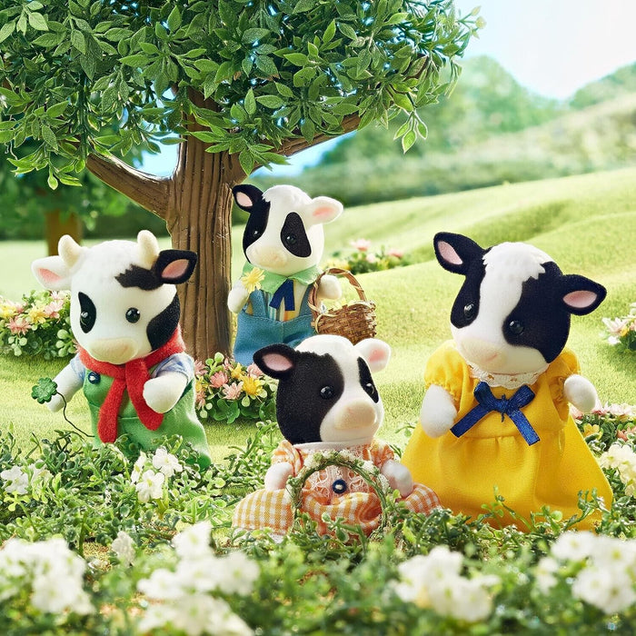 Epoch Sylvanian Families Cow Family C-69 Doll JAPAN OFFICIAL