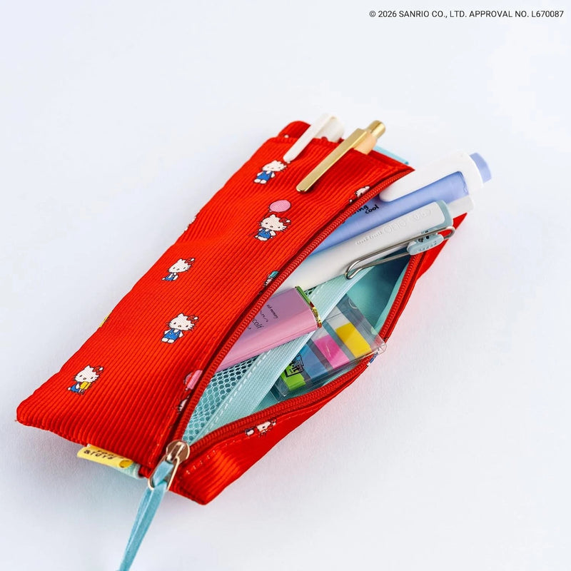 Hobonichi Hello Kitty Flat Pencil Pouch Case comodo JAPAN OFFICIAL