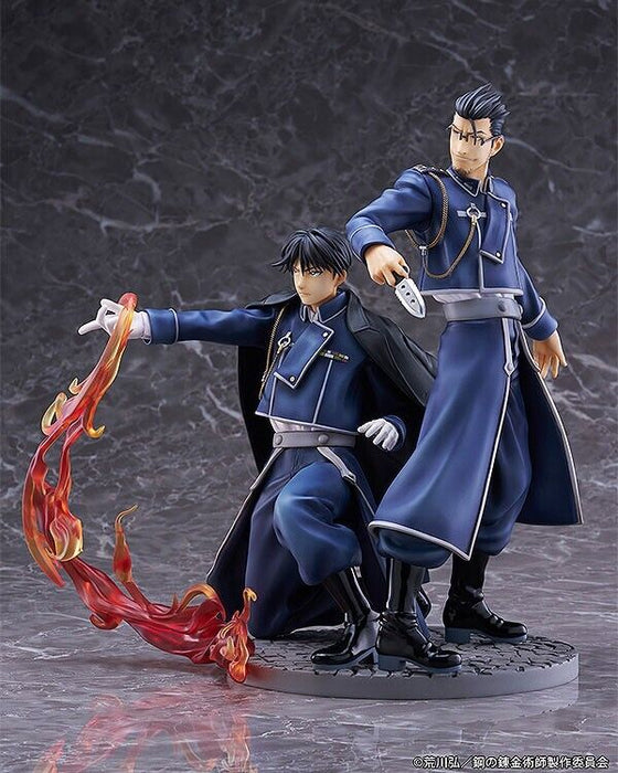 Fullmetal Alchemist Roy Mustang & Maes Hughes Figure JAPAN OFFICIAL