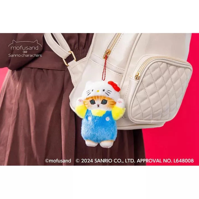 SANRIO mofusand × Sanrio Characters Mini Mascot Dear Usahana Plush JAPAN